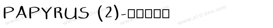 PAPYRUS (2)字体转换